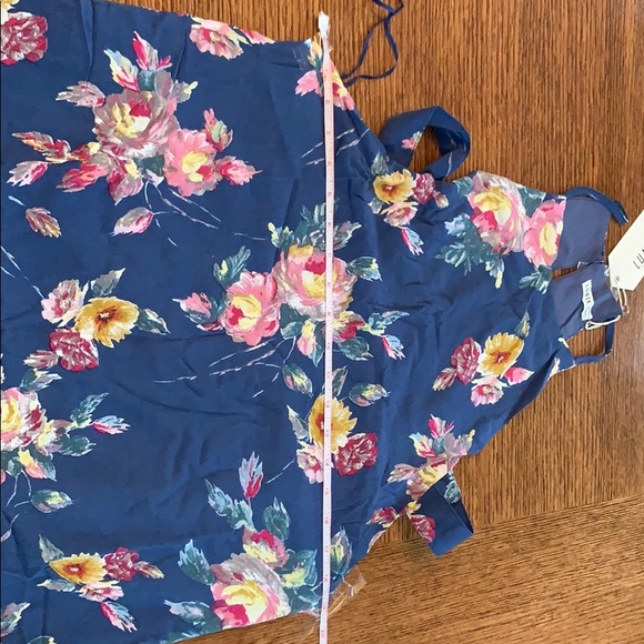 ❤️❤️❤️Blue Pink FLORAL DRESS - Picture 5 of 6